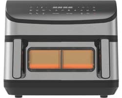 Herman den Blijker – DualFry Fusion – Airfryer – Dual Zone 10,5 Liter – 2700W – 8 Programma's