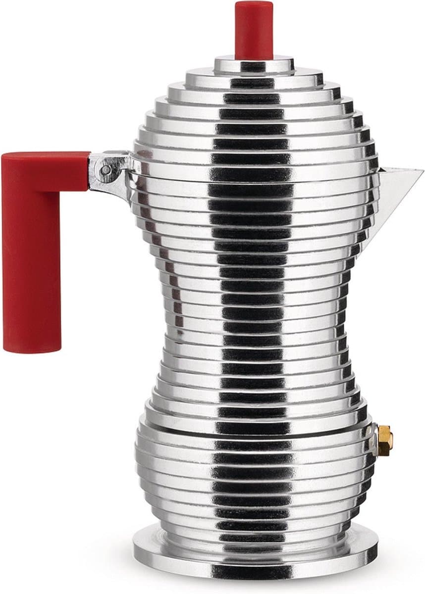Alessi Pulcina Percolator 3 kops rood — afbeelding 1