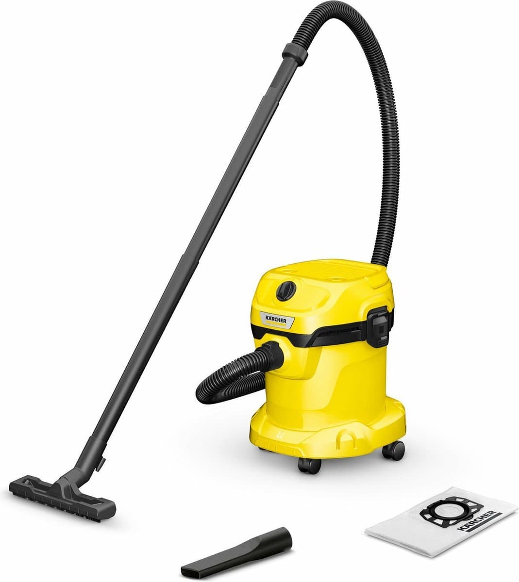Karcher WD 2 Plus V-15/4/18 - Workshop Stofzuiger - 1000 W - 15L - Compact — afbeelding 1