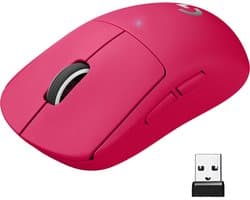 Logitech G Pro X SUPERLIGHT - Draadloze Esports Gaming Muis - Magenta