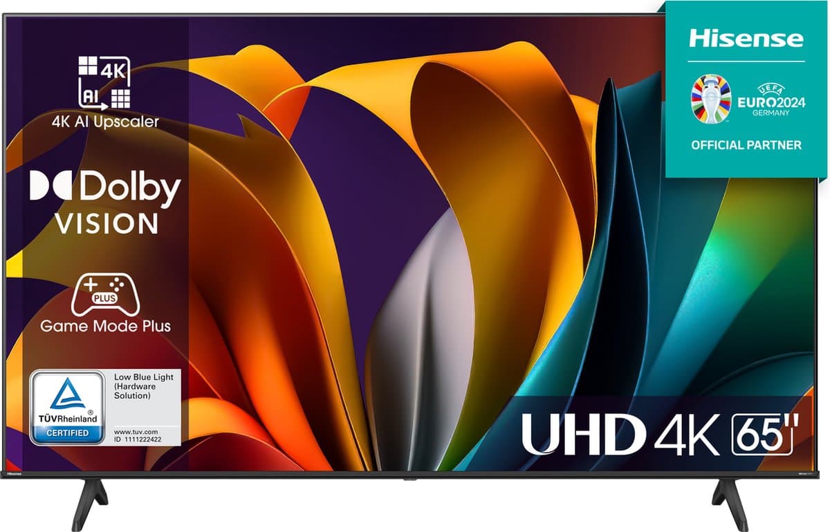 LED-TV Hisense 65A6N LED Dolby Vision 60Hz 4K 164 cm 2024 - Smart TV — afbeelding 1