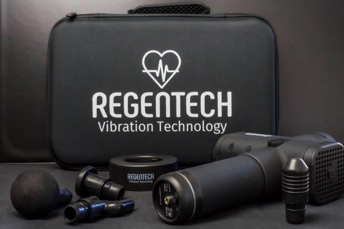 REGENTECH® Massage Gun - Professioneel Massage Apparaat - Zwart — afbeelding 1