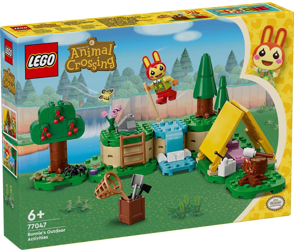 Lego Animal Crossing 77047 Kamperen Met Bunnie Bouwstenen — afbeelding 1
