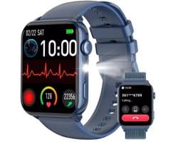 Blackview Watch - R30MAX - Smartwatch - Stappenteller - Slaapmonitor - Saturatiemeter - Compatibel met alle smartphones - Activiteitentracker - Dames en heren - Blauw