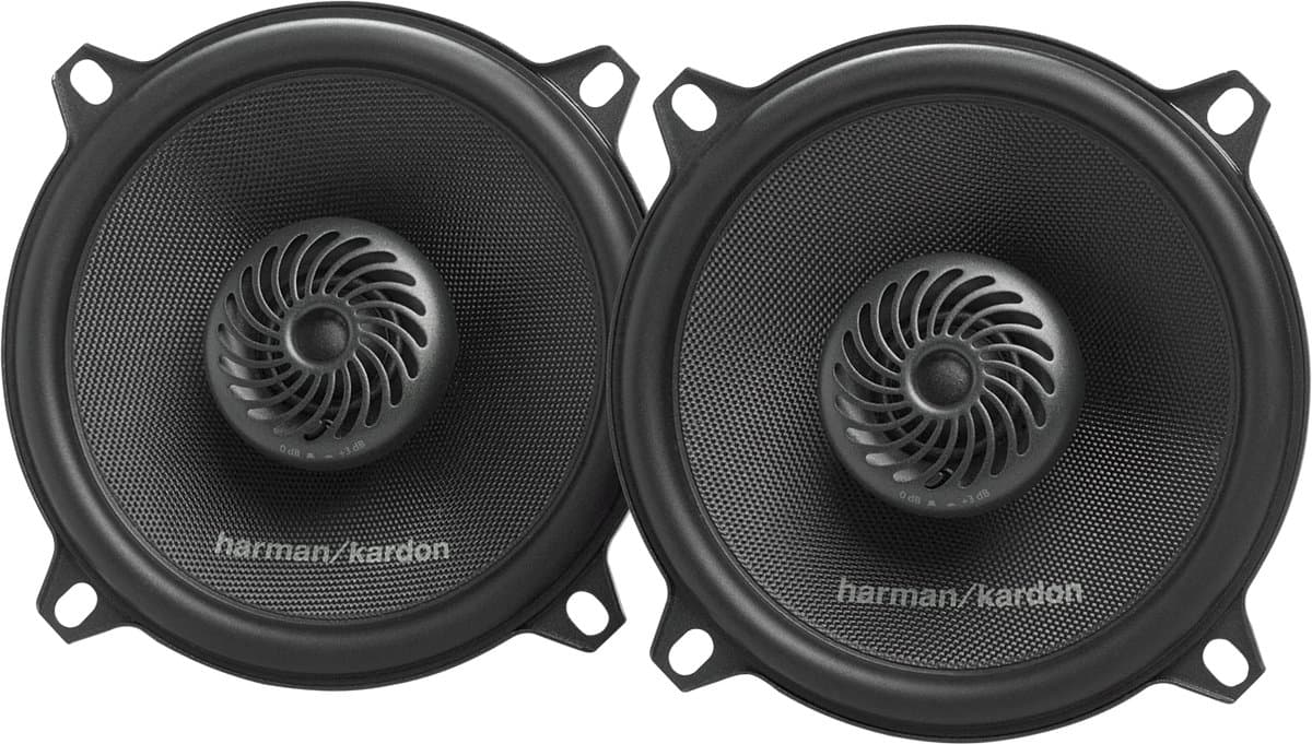 Harman Kardon FIT5F – 5.25 inch Coaxiale Auto Luidsprekers – 35W RMS – 280W Piek – Heldere Geluidsupgrade — afbeelding 1