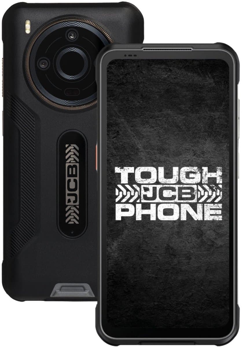 JCB Phone Toughphone MAX M20 16,8 cm (6.6") Dual SIM Android 14 5G USB Type-C 8 GB 512 GB 10000 mAh Grijs — afbeelding 1