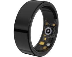 Lacardia Smart ring - Slimme ring - Zwart - Maat 11 - Beschikbaar voor android en IOS - Eigen app - Unisex voor Dames & Heren