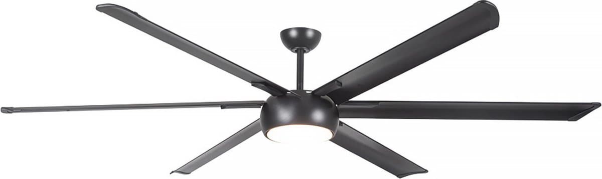 Freelight - Plafondventilator Ventisei Ø 213 cm XXL zwart — afbeelding 1