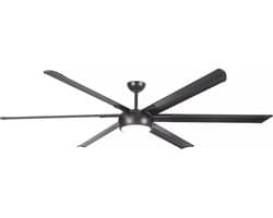 Freelight - Plafondventilator Ventisei Ø 213 cm XXL zwart