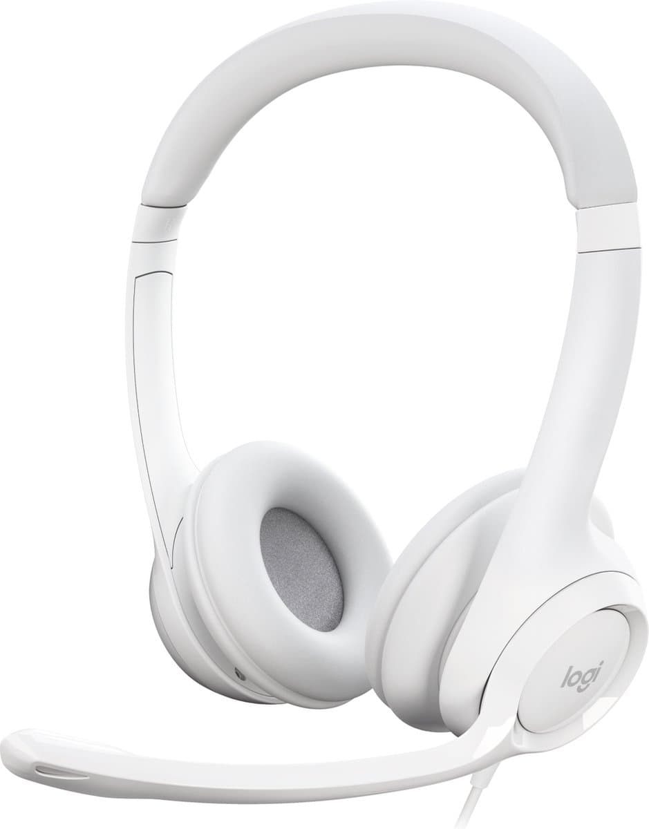 Logitech-headset H390 wit 981-001286 — afbeelding 1