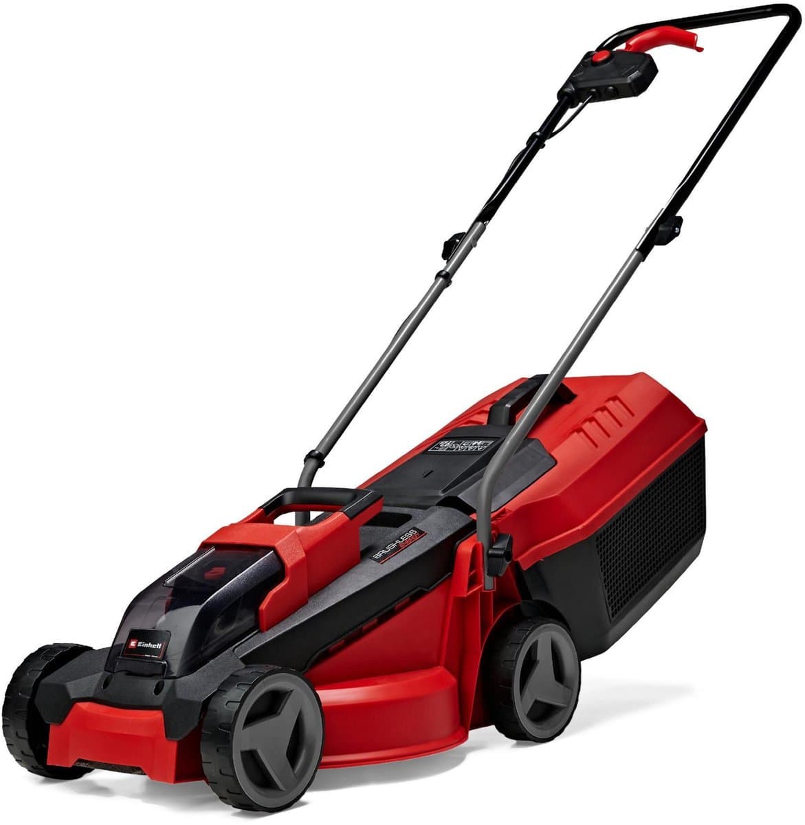 Einhell Accu Grasmaaier GE-CM 18/30 Li Kit - Power X-Change - 18 V/Li-ion - Maaibreedte: 30 cm - Aanbevolen gazonoppervlakte: tot 150 m² - 25 L opvangzak - Maaihoogte: 30-70 mm - Incl. 3.0 Ah Accu en lader — afbeelding 1