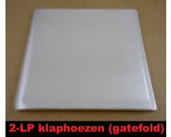 10 Stuks 2-LP hoezen voor gatefold klaphoezen, glashelder dikte 90 micron (GOEDE KWALITEIT, 0.09mm dik) - hoezen lp's, outer sleeves, buitenhoezen, platenhoezen, beschermhoes, transparant, crystal clear, buitenhoes, lps vinyl platen, 12", 12 inch