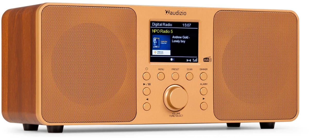 DAB radio met Bluetooth - Audizio Genua - DAB+ radio, FM radio - Auto scan - Koper — afbeelding 1