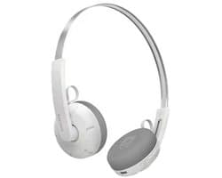 PHILIPS TAH2000WT/00 The Ringo - Draadloze On-Ear Koptelefoon - Bluetooth 5.4 - Tot 26 Uur Batterijduur - Multipoint - 40 mm Drivers - Snelladen - Wit