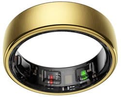 NOLATR Smart Ring NEX – Slimme Ring met Stappenteller, Slaaptracker & Hartslagmeter – Zonder Abonnement – Goud – Maat 12