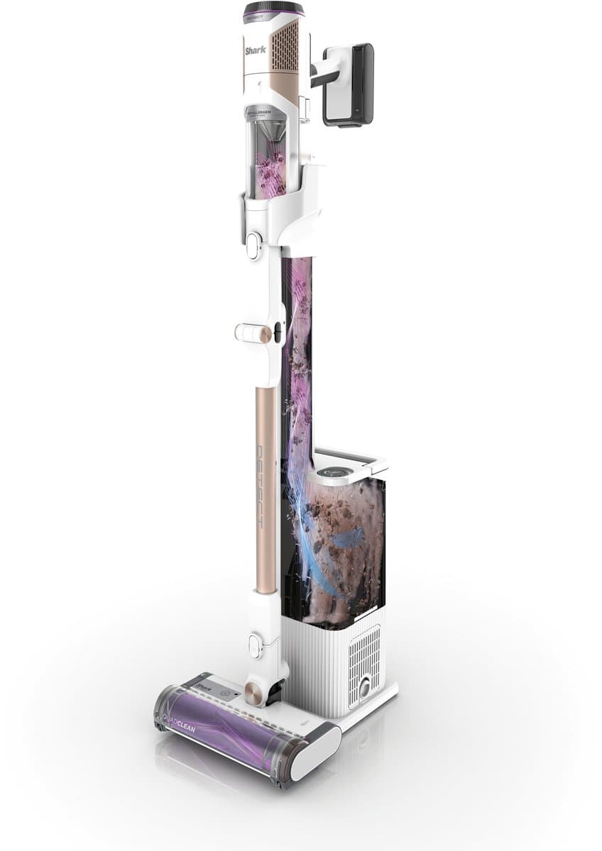 Shark Detect Clean and Empty Draadloze Steelstofzuiger met Laad- Leegstation - IW3612EU — afbeelding 1