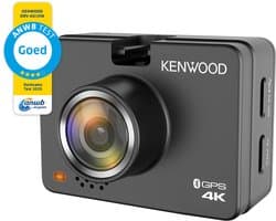 Kenwood DRV-A610W Dashcam - 4K HD - Draadloze app link - Achter-camera aansluiting - 64GB kaart
