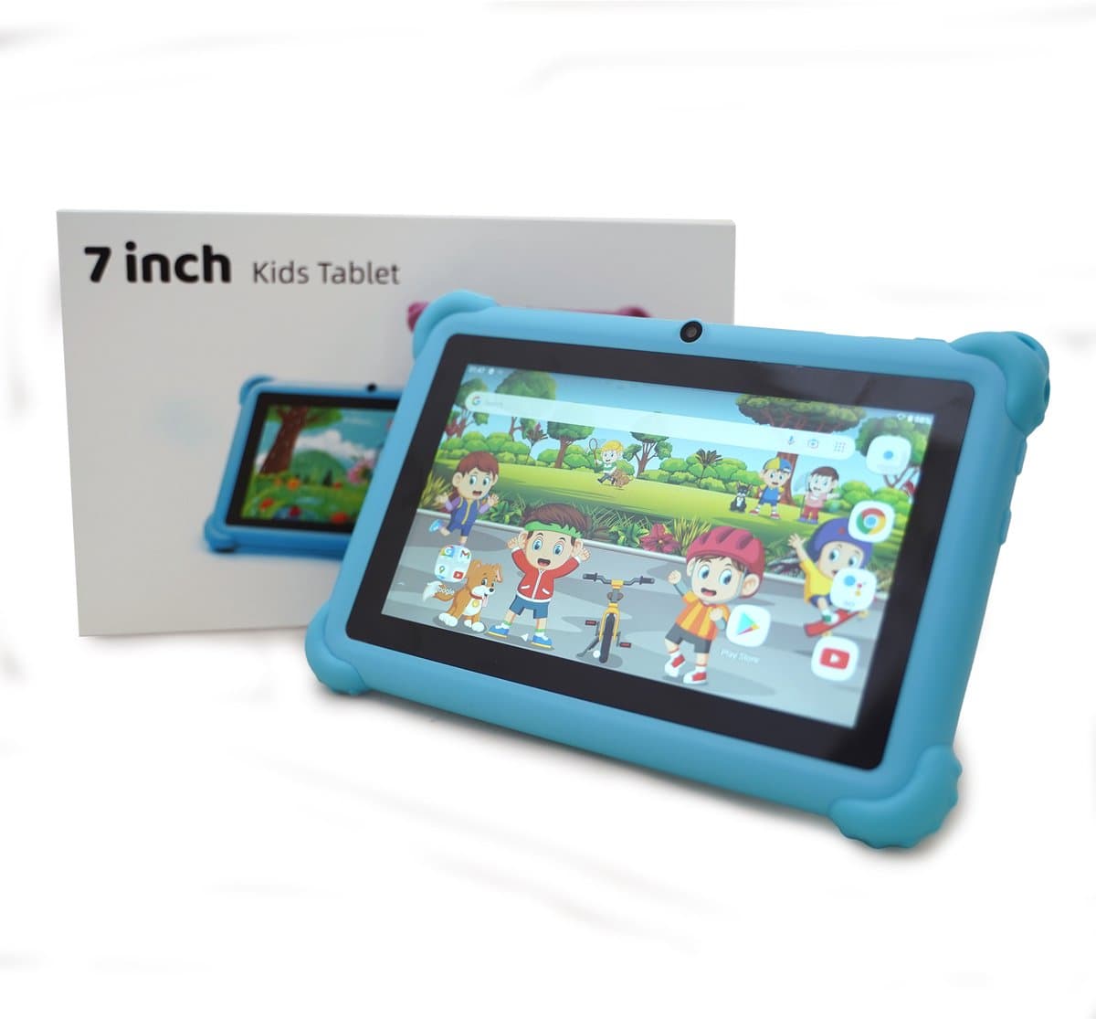 Eurocatch Kindertablet - Blauw - Kinder Laptop 7" — afbeelding 1