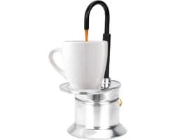 Aluminium Perculator Moka Pot Koffiezetapparaat voor Onderweg en Thuis