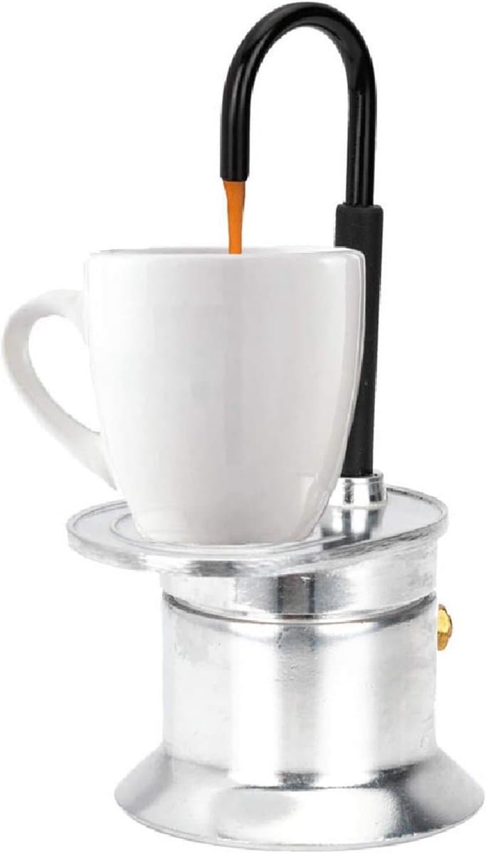 Aluminium Perculator Moka Pot Koffiezetapparaat voor Onderweg en Thuis — afbeelding 1