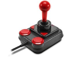 Speedlink Anniversary Competition Pro Extra - USB Joystick - Inclusief 20 Retro Games - Zwart/Rood