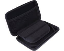 Opberghoes Geschikt voor Nintendo 3DS XL - Beschermhoesje - Case Hard Cover - Beschermende Tas - Waterdicht - Zwart
