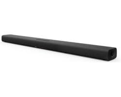 Yamaha TRUE X BAR 40A – Dolby Atmos Soundbar met Ingebouwde Subwoofers – WiFi, Bluetooth, AirPlay 2 – 180W – Donker Grijs