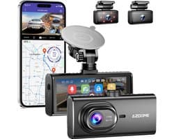 AZDome M560 3CH 4K Wifi GPS 128gb dashcam voor auto