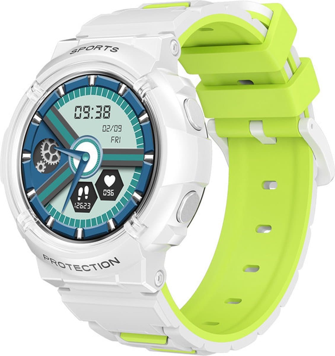 Smartwatch Kinderen - Waterdicht - Stappenteller - Hartslag - Wit — afbeelding 1