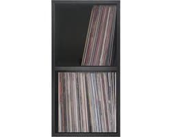 VDD Vinyl - Platenspeler Meubel - Lp kast - Vinyl kast - Platenspeler kast - Lp meubel - Platen kast - Vinyl opberg systeem - Lp platen opbergkast - Opbergen lp vinyl platen - Vinyl opbergkas - Vinyl houder - 69 x 34 x 33 cm - zwart