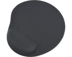 ValeDelucs XL Ergonomische Muismat Met Polssteun - Zwart - Antislip Gel mat