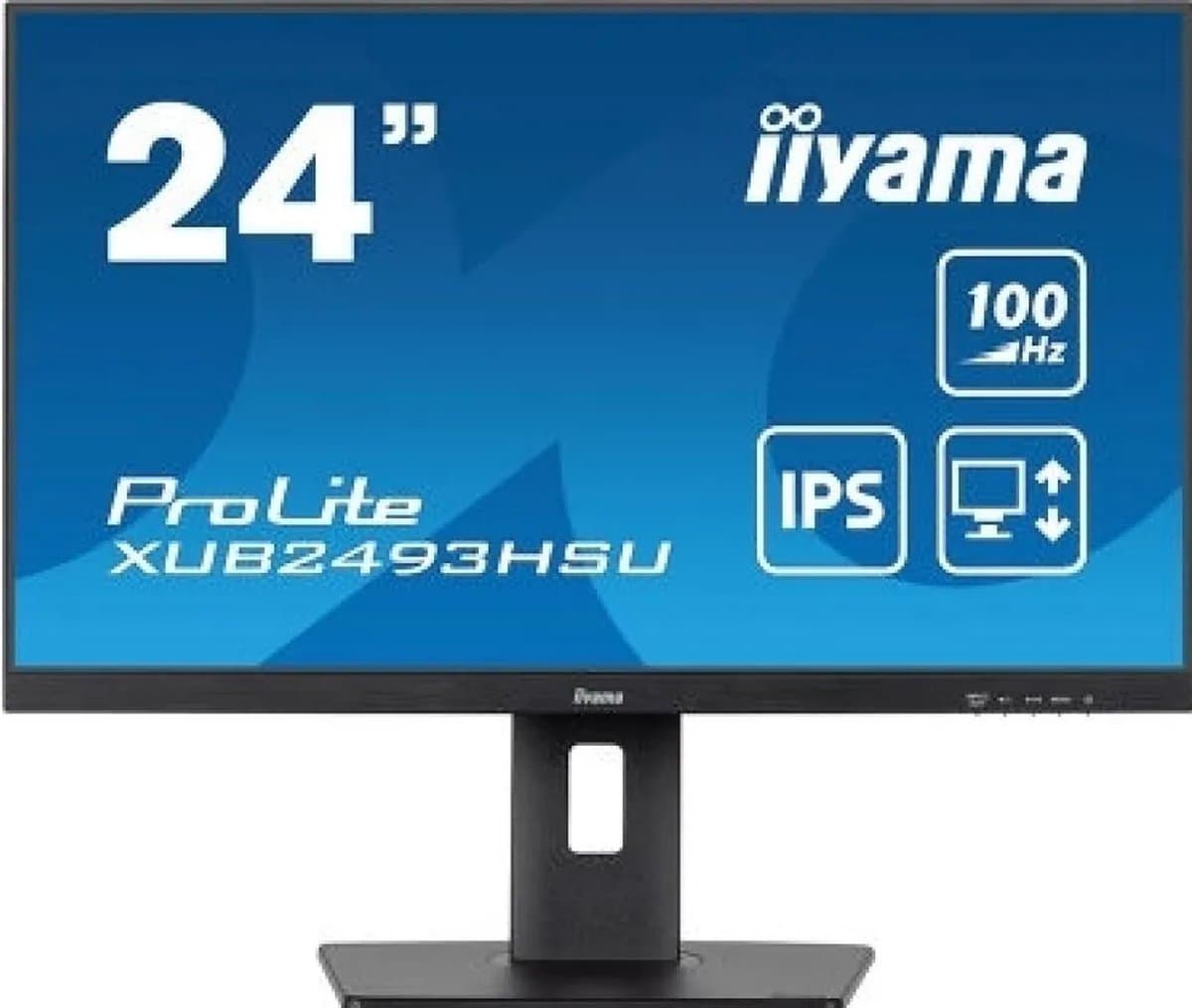 iiyama ProLite XUB2493HSU-B7 - 24 inch - Full HD - IPS - USB-Hub (2x) - Verstelbaar — afbeelding 1
