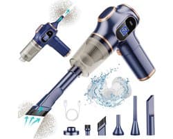 Draadloze kruimelstofzuiger 2-in-1, krachtige handstofzuiger en ventilator, mini-stofzuiger, draagbare stofzuiger met 3000 mAh