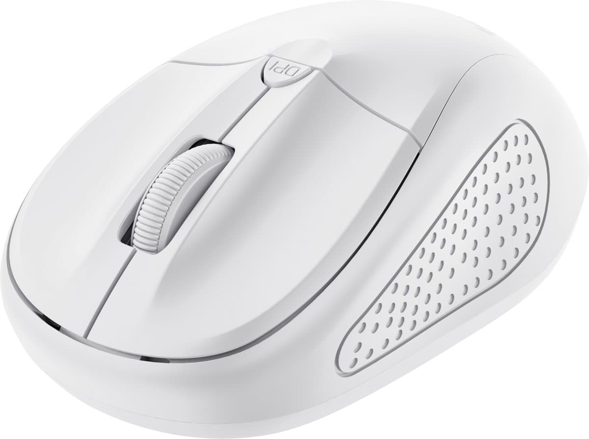 Trust Primo - Draadloze Muis - Compact - Links- en Rechtshandig - 1600 DPI - Wit — afbeelding 1