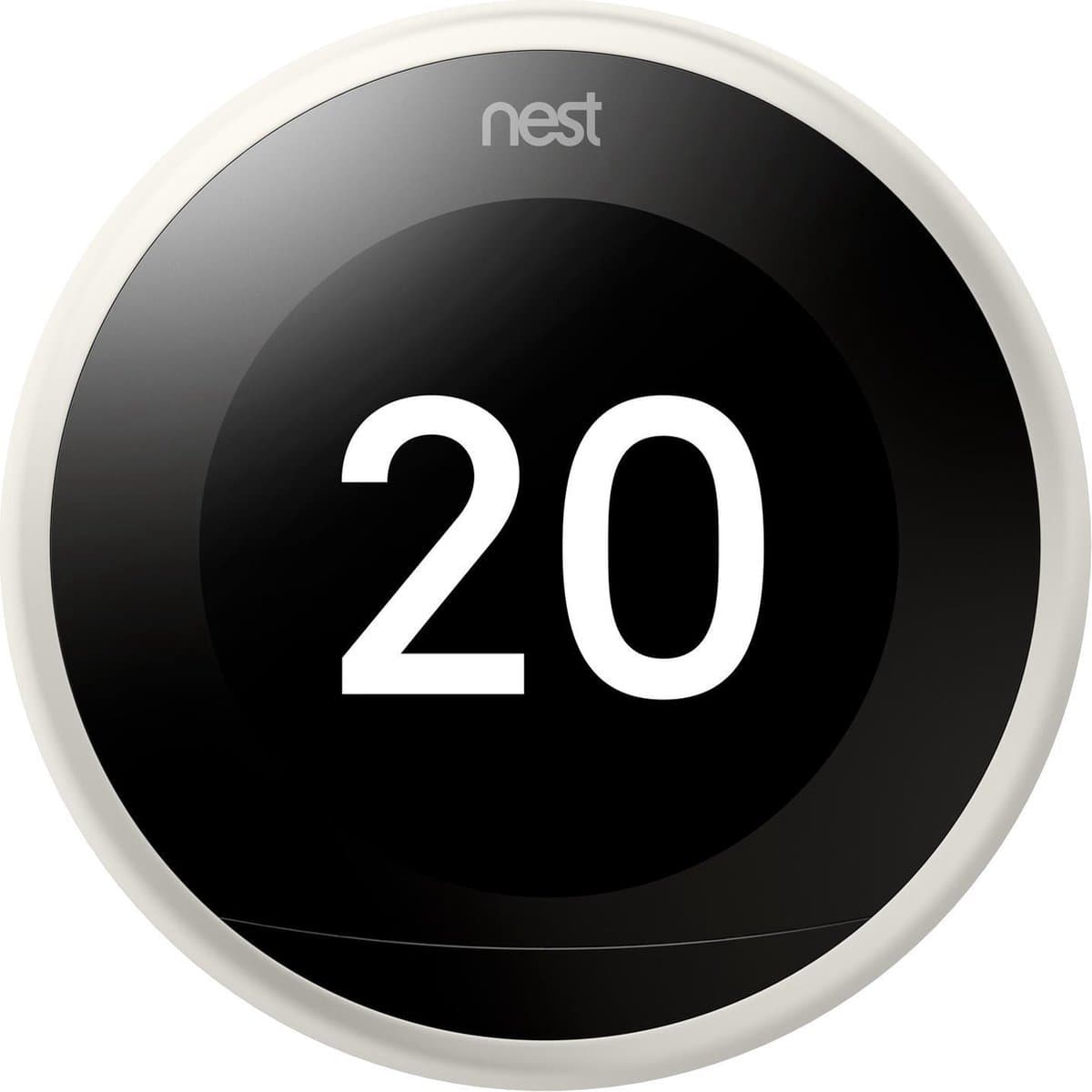 Google Nest Learning Thermostat - Slimme thermostaat - Wit — afbeelding 1
