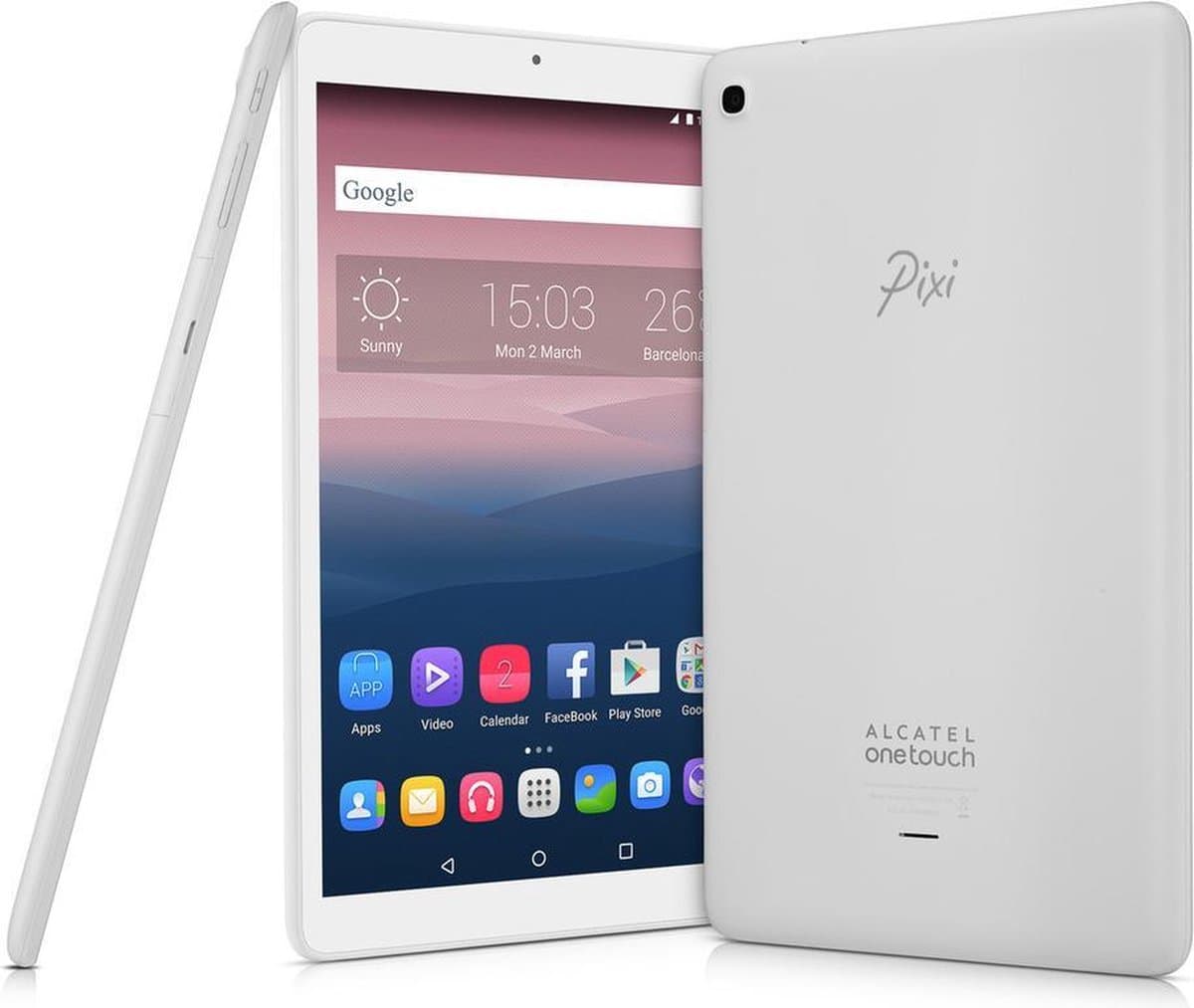 ALCATEL - Tablet - PIXI 3 - 10 inch - 3G - Wit — afbeelding 1