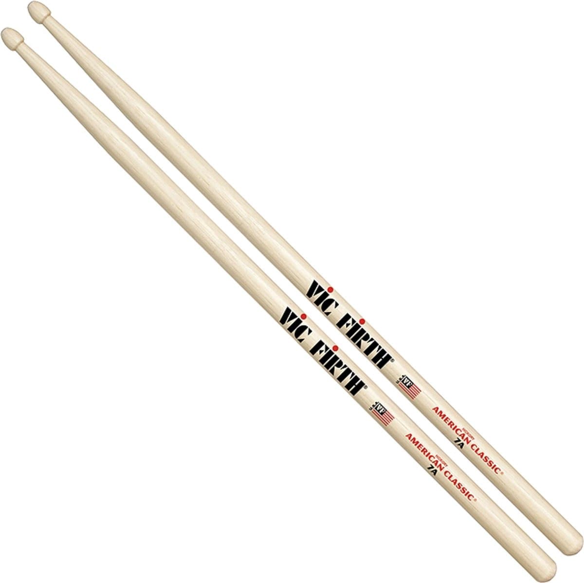 Vic Firth 7A - Paar drumstokken, hickory — afbeelding 1