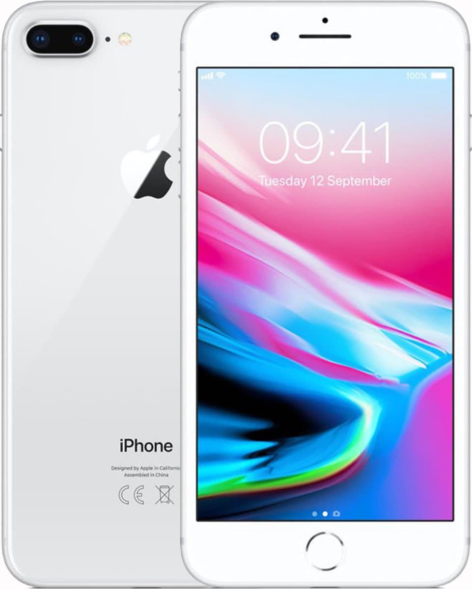Apple iPhone 8 Plus - 64GB - Zilver — afbeelding 1