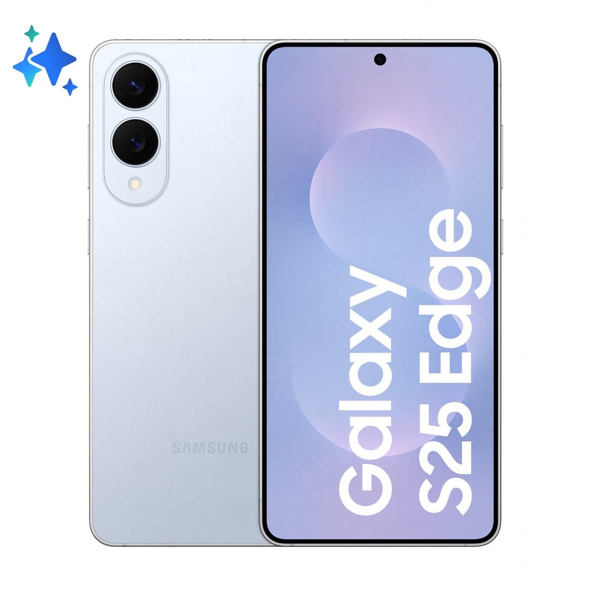 Samsung Galaxy S25 Edge 17 cm (6.7") Dual SIM Android 15 5G USB Type-C 12 GB 512 GB 3900 mAh Blauw — afbeelding 1