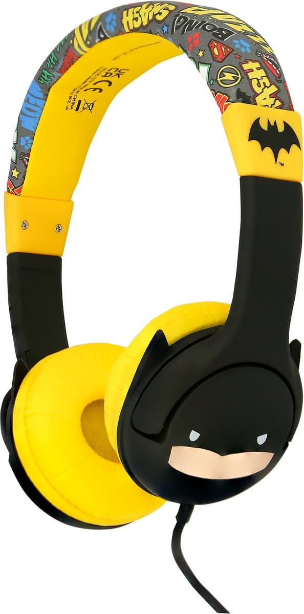 Batman - kinderkoptelefoon met volumebegrenzing - verstelbaar - comfortabel — afbeelding 1
