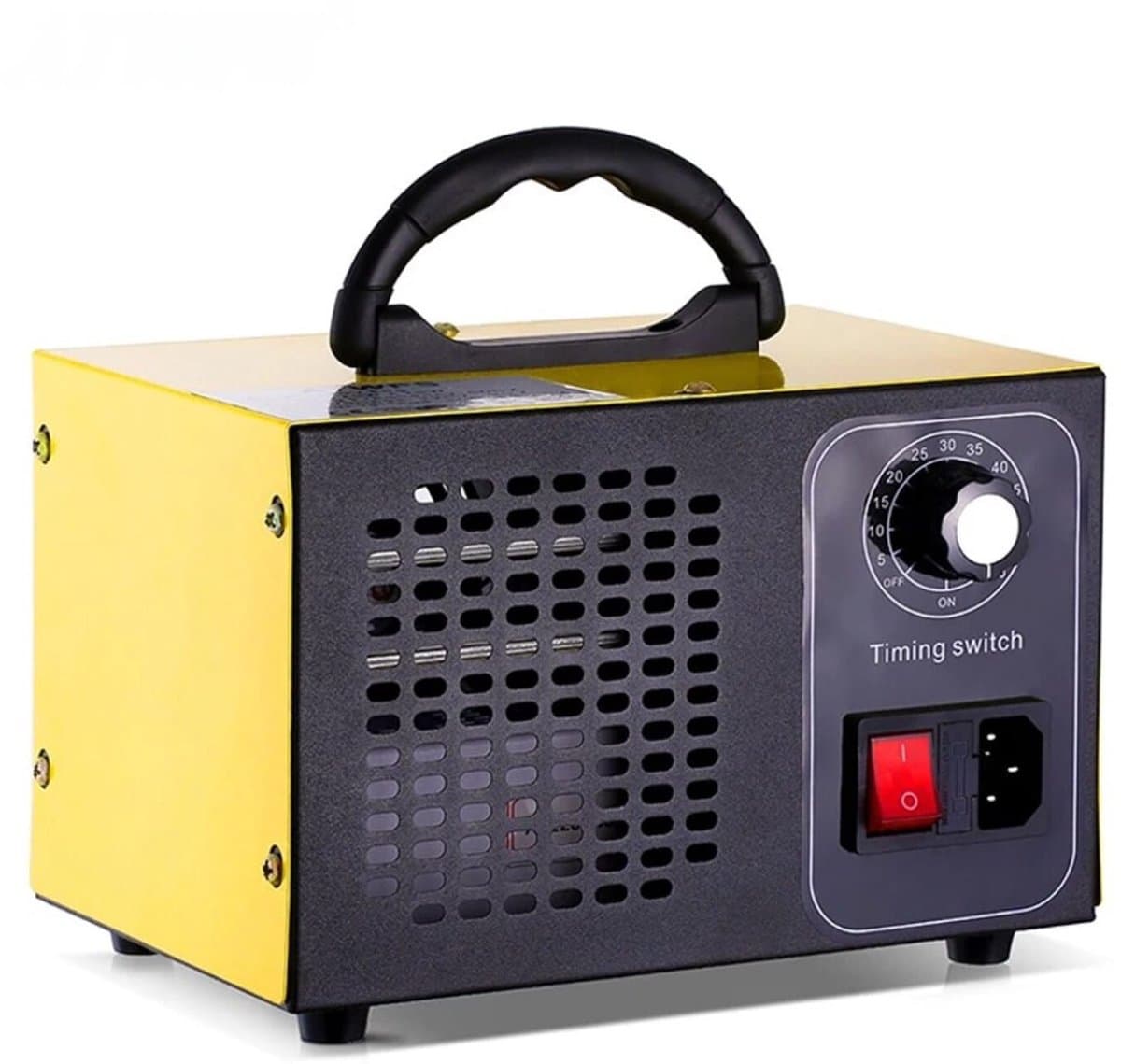 Ozongenerator - Luchtreiniger Ionisator Generator 220v 60g - 1 uur Timer - Tegen Virussen en Allergenen - geel — afbeelding 1