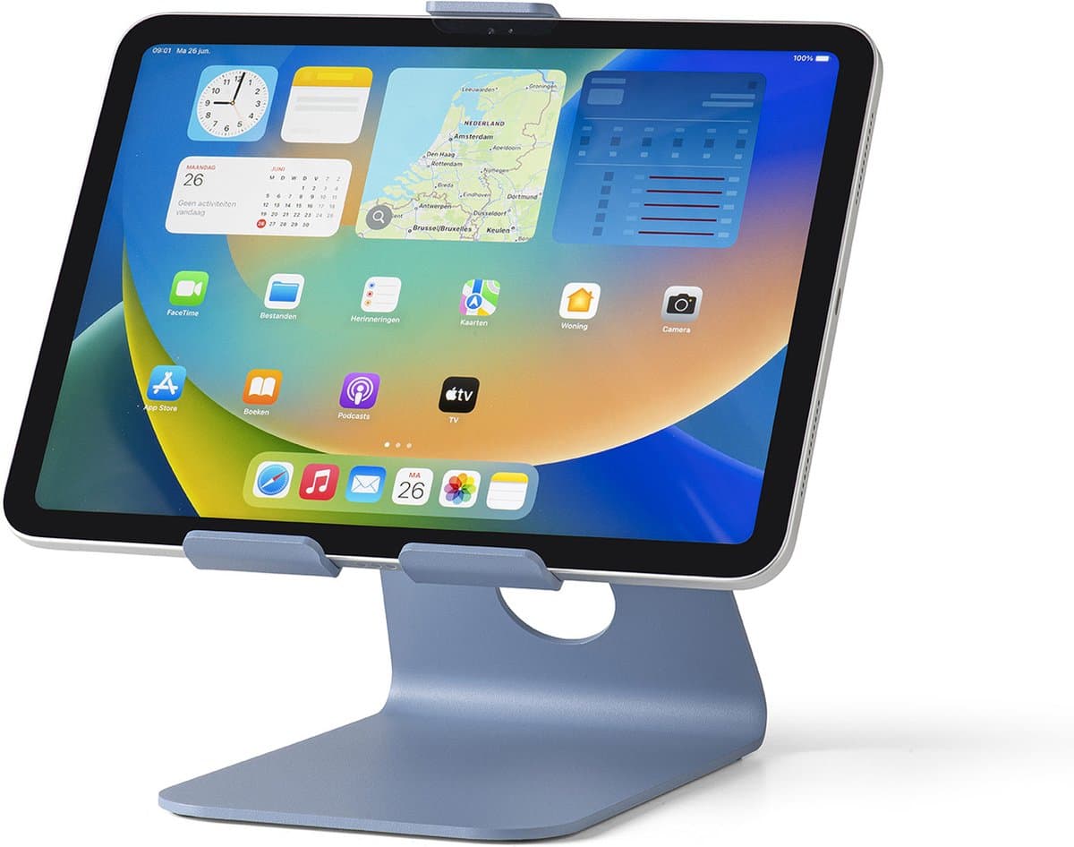 Tabdoq universele tablet desktop standaard - geschikt voor alle tablets van 8-13 inch, blauw — afbeelding 1