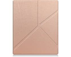 Hoesje Geschikt voor Kobo Elipsa 2E Hoes Book Case Trifold - Hoes Geschikt voor Kobo Elipsa 2E Hoesje Book Cover - Rosé Goud
