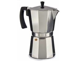 Kinvara Percolator Italiaans koffiezetapparaat - Aluminium - zilver - 650 ml - Koffiezetter