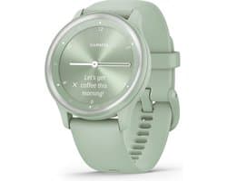 Garmin Vivomove Sport - Hybrid smartwatch - Echte wijzers - Verborgen touchscreen - 40mm - Mint