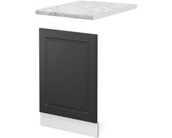 Vaatwasser paneel - Frontpaneel Keuken - Keuken Opknappen - 45 cm Breed - 57 cm Hoog - Antraciet