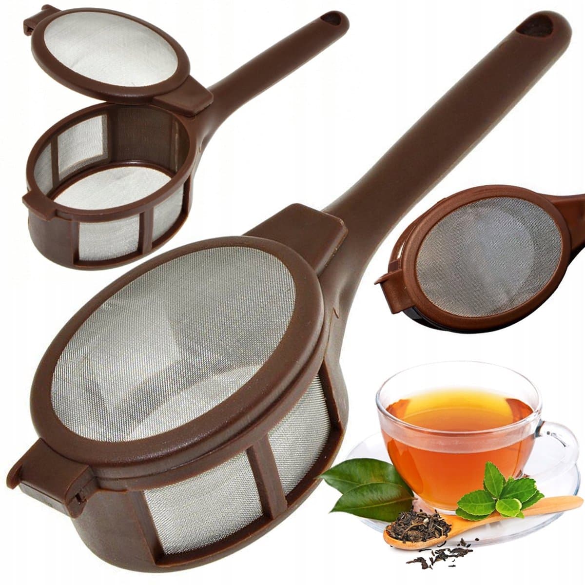 Pingyang Rongrong Handicraft Factory - Thee- en Koffiezetapparaat - Aluminium Filter - Ergonomische Handgreep - Gemakkelijk Schoon te Maken — afbeelding 1