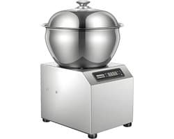 Elektrische Deegmixer - Professionele Kneedmachine - Deeg Bereiden - Spiraalkneedtechnologie - 5kg Capaciteit - Zilver