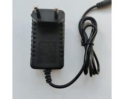 Stroomadapter - Netvoeding - Externe Schijf - Veilige Aansluiting - 12V 2A - Zwart