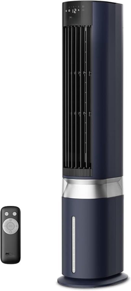 ZMR® Airco zonder Afvoerslang - Airco - Mobiele Airco - Zwart - 24cm x 32cm x 106cm — afbeelding 1